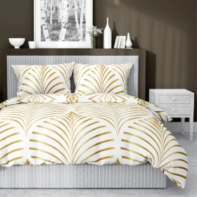 Ekskluzywna Pościel Z Bawełny Satynowej 180 x 200 cm. 4396-A