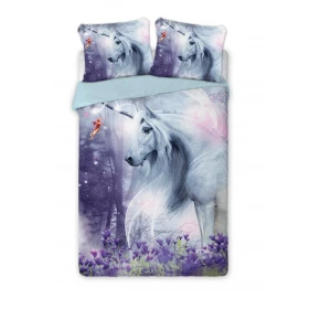 POŚCIEL KPL. MŁODZIEŻOWA 160X200+70X80 BAW.JEDNOROŻEC FAR-022