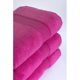 Komplet 3- Ręczników Bawełnianych 50x90 cm. 600gsm Fuchsia RCC-04