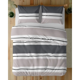 Pościel Bawełna Satynowa 220x200 cm. Pasy 5219-A