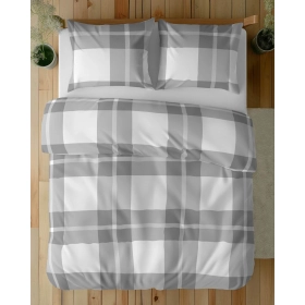 Pościel Bawełna Satynowa 220x200 cm. Krata 5230-A