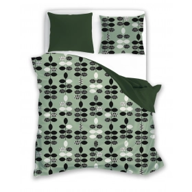 Komplet Pościeli Bawełnianej 160x200 BAWEŁNA 100 % Zielony 013