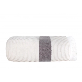 Komplet 3- Ręczników Bawełnianych Frotte Z Frędzlami 70x140 cm. 500 gsm Ecru