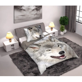 Pościel Dziecięca Wilk 160x200 BAWEŁNA 100 % FAR-001