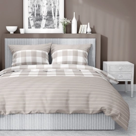 Ekskluzywna Pościel Z Bawełny Satynowej 220x200 cm. 5083-A