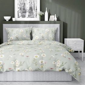 Ekskluzywna Pościel Z Bawełny Satynowej 160x200 cm. 5476-B