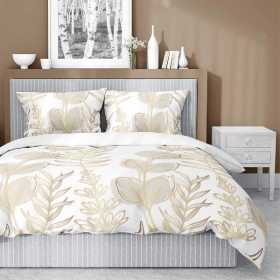 Ekskluzywna Pościel Z Bawełny Satynowej 220x200 cm. 5477-B