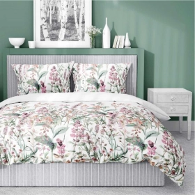 Ekskluzywna Pościel Z Bawełny Satynowej 160x200 cm. 5485-A