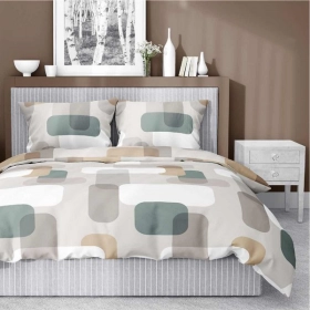 Ekskluzywna Pościel Z Bawełny Satynowej 220x200 cm. 5487-A