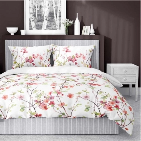 Ekskluzywna Pościel Z Bawełny Satynowej 160x200 cm. 5490-A