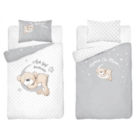 Pościel Dziecięca Bawełniana Do Łóżeczka 100 x135 cm. 3944-A