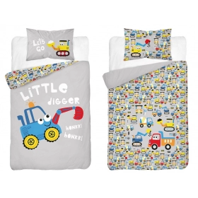 Pościel Dziecięca Bawełniana Do Łóżeczka 90 x120 cm. 3956-B