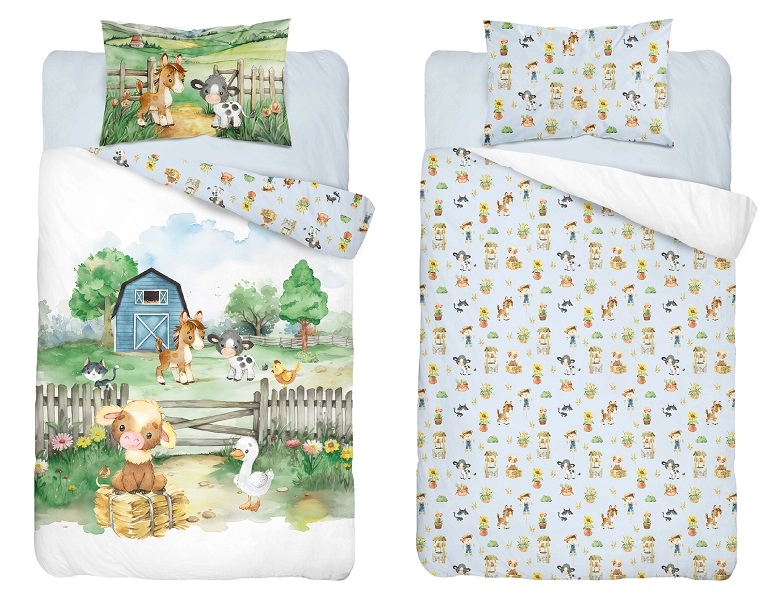 Pościel Dziecięca Bawełniana Do Łóżeczka 100 x135 cm. 5140-B Pościel Dziecięca Bawełniana Do Łóżeczka 100 x135 cm. 5140-B