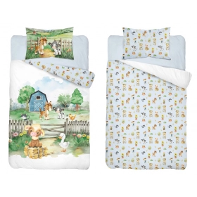 Pościel Dziecięca Bawełniana Do Łóżeczka 100 x135 cm. 5140-B