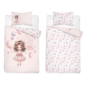 Pościel Dziecięca Bawełniana Do Łóżeczka 100 x135 cm. 5141-B