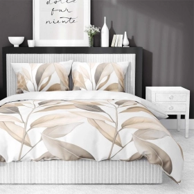 Ekskluzywna Pościel Z Bawełny Satynowej 160x200 cm. 5057-B