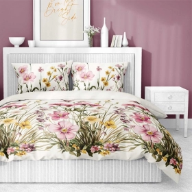 Ekskluzywna Pościel Z Bawełny Satynowej 160x200 cm. 5537-A