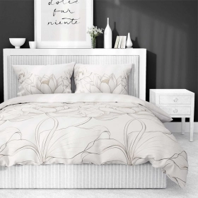 Ekskluzywna Pościel Z Bawełny Satynowej 160x200 cm. 5543-A