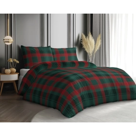 Pościel Świąteczna Z Bawełny Satynowej 160x200 cm. 5814-A