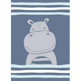 Kocyk dziecięcy BAWEŁNA + AKRYL 80X110 NR-KBA07