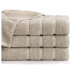 Komplet 5- Ręczników Bawełnianych 30x50 cm. 550gsm Beżowy GNO-01