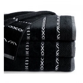 Komplet 5- Ręczników Bawełnianych 30x50 cm. 550gsm Czarny GNO-02