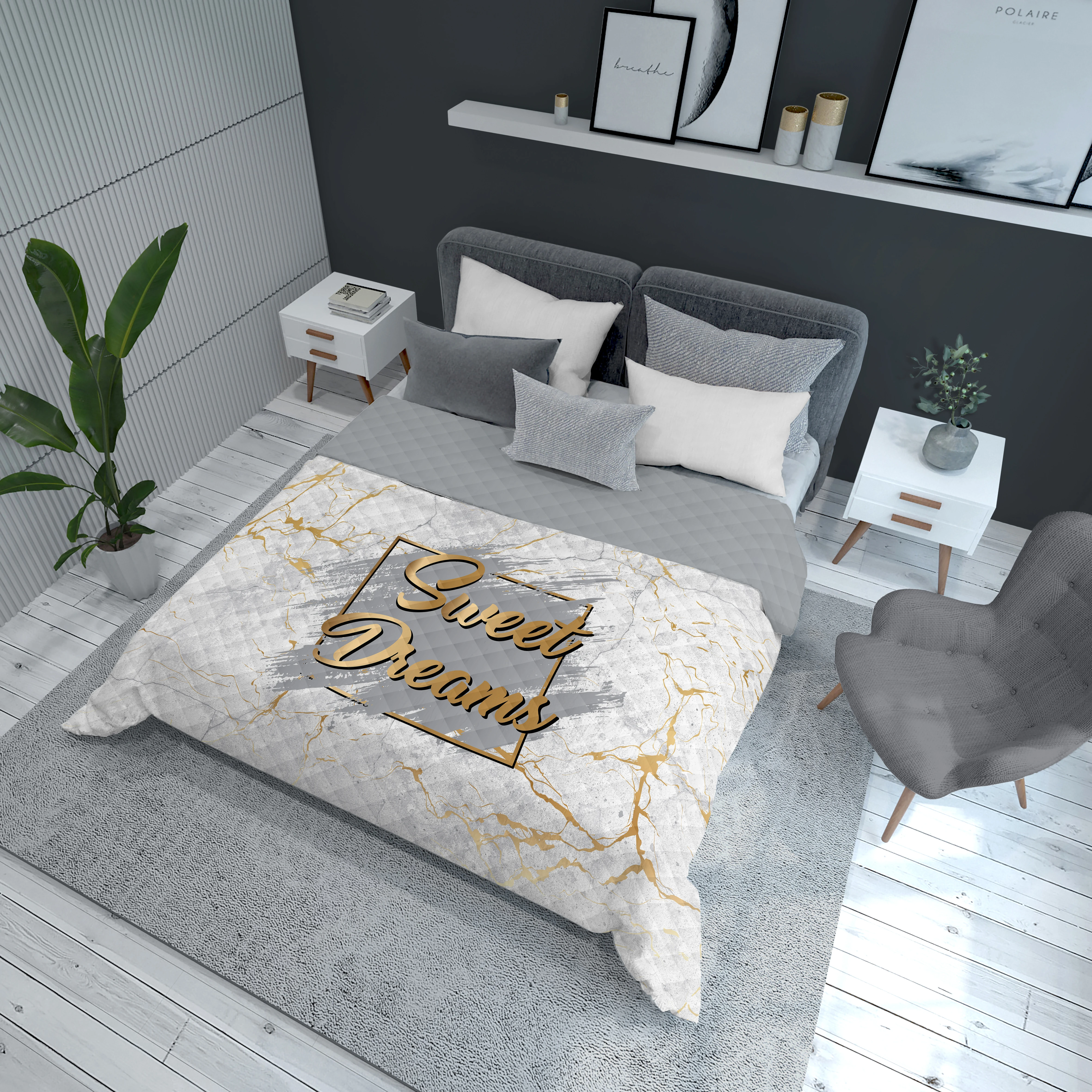 Narzuta Pikowana Dwustronna 220 x 240 cm. NR-K57 Narzuta Pikowana Dwustronna 220 x 240 cm. NR-K57