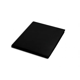 Prześcieradło satyna bawełniana czarny 04000966/160x220 