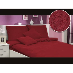 Pościel frotte bordo 023/160x200 